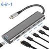 HUB USB C Hub 4K HDTV Type C To USB 3.0 Pd 100W DATA USB 2.0 Multiport Adapter Splitters for Macbook Laptop Accessories USB HUB