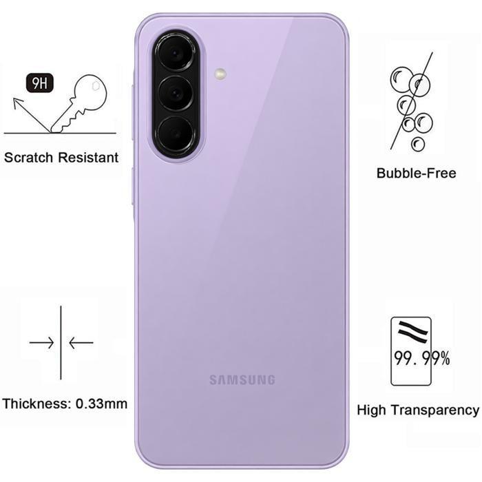 Protection Caméra pour Samsung Galaxy A27 5G [Lot de 2] Verre Trempé Appareil Photo Arrière Film Protection Phonillico®