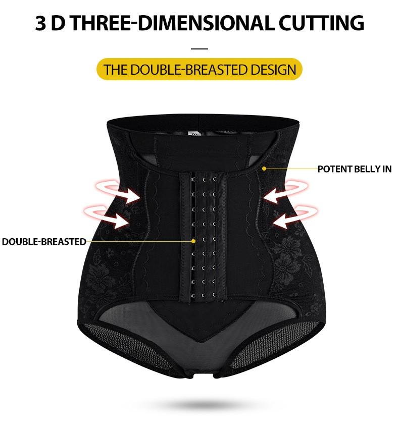 Нижнее белье для коррекции фигуры 2 в 1, бесшовная одежда для коррекции фигуры на бедрах и животе, послеродовые трусы для похудения с высокой талией