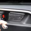 Углеродное волокно, внутренняя дверная чаша, ручка, накладка, наклейка, наклейки для Toyota RAV4 Corolla Camry Tundra, салон автомобиля