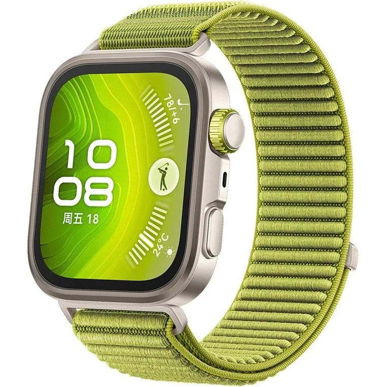 Nylon Strap for Huawei Watch Fit 4 / 4 Pro / 3, Light Green