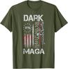 Смешная Тёмная MAGA Футболка - 2024 MAGA - Новинка! Унисекс Футболка DARK MAGA