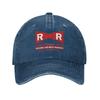 Red Ribbon Army Washed Baseball Cap  Vintage Sun Trucker Hat Summer Unisex-Teens Outdoor Sports Baseball Caps