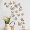 20 Pcs 2 Layers Wing Butterfly Wall Decor Self-Adhesive 3D Hollow Butterfly Stickers for Home Bedroom Cake Baby Shower Birthday Party