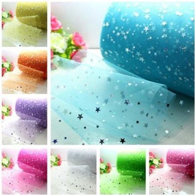 5 ярдов 6 дюймов шитье блестки тюль DIY пачка тюль ткань ремесла звездный стиль свадебная вечеринка тюль