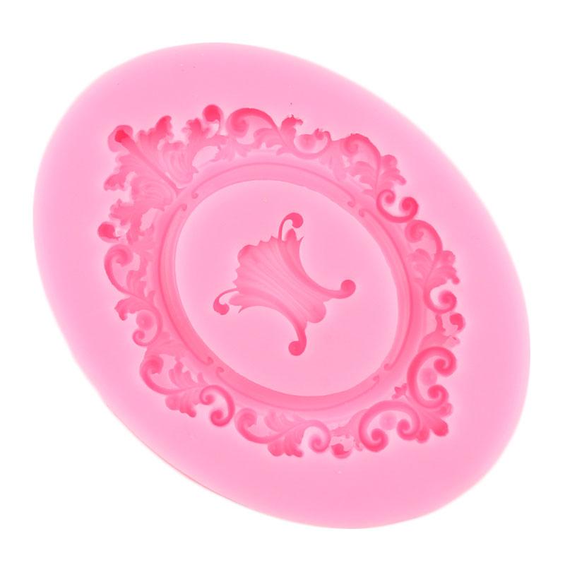 Цветочная кружевная рамка, силиконовая форма, бордюр для торта, полимерная глина, формы для конфет, рельефная рамка, форма для помадки, форма для выпечки шоколадных конфет, инструменты для украшения торта