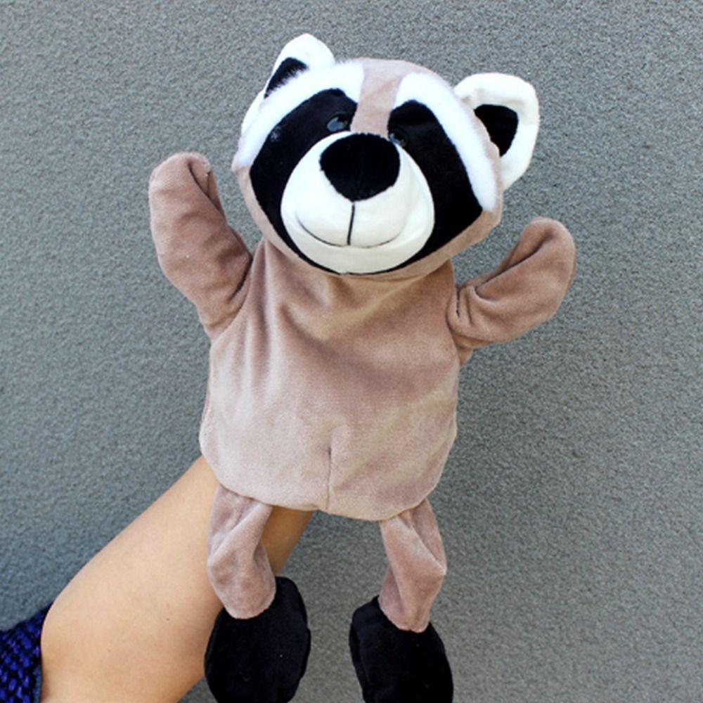 Плюшевые игрушки Мягкие игрушки Родитель-ребенок Панда Детский сад Реквизит для рассказов Детские куклы Плюшевая кукла на руку Животная кукла на руку