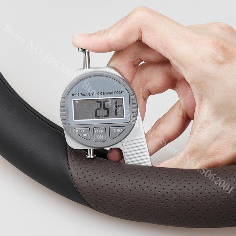 For BYD Han L DM-i EV DM-p Car Steering Wheel Cover Ultra Thin Leather Steering Protector Non-slip Interior Decor Accessories