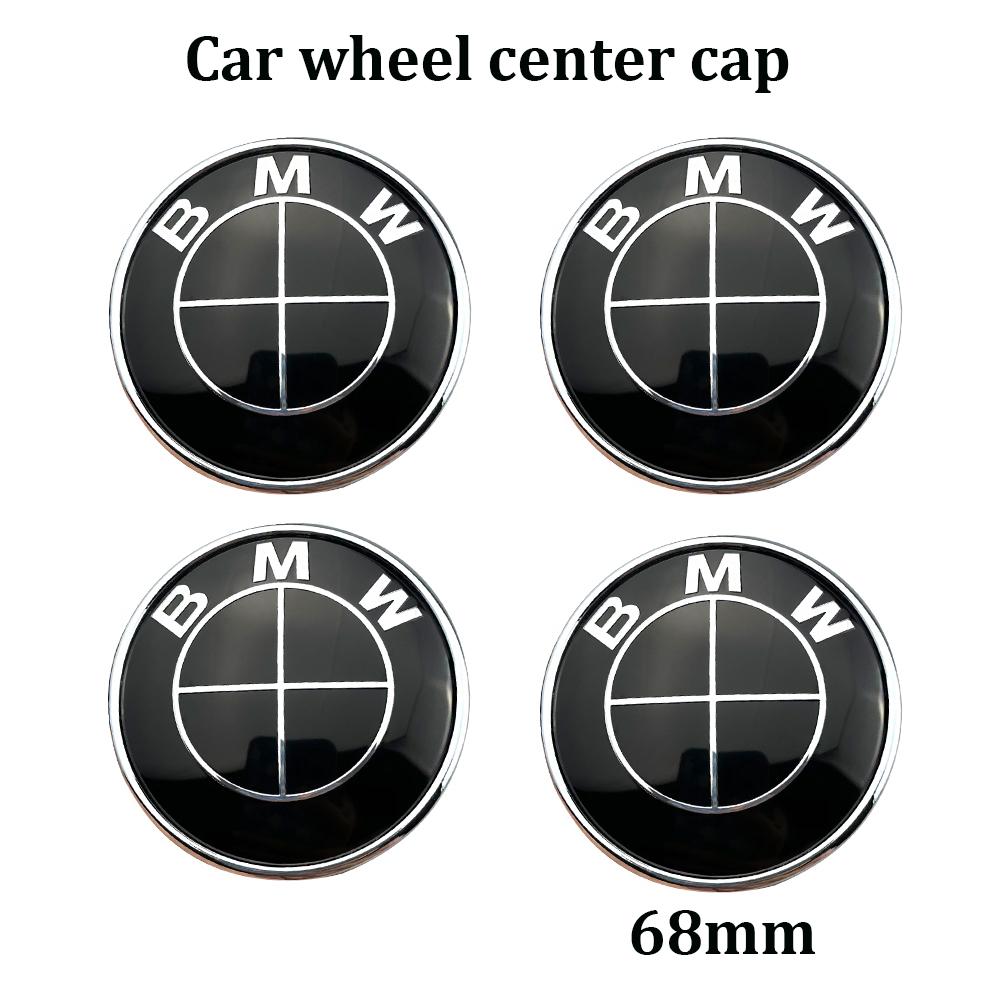 7Pcs Car Hood Front Rear Trunk Emblem Badge For BMW original Logo all black E36 E46 E53 E90 E60 E93 E87 G01 G20 X3 X5 F30 F20 X6