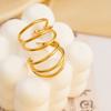 UHBINYCA многослойные серьги-кольца в форме буквы C для женщин, ювелирные изделия из нержавеющей стали