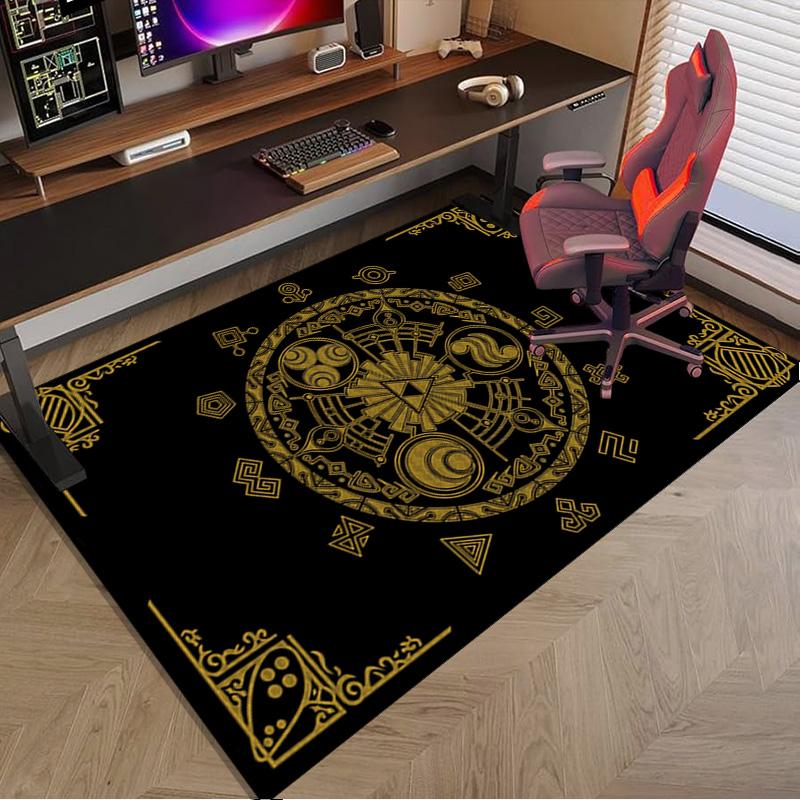 Heroic Legend Crest Carpet, Chair Rug,Rug for Office Bedroom living rooms, Doormat decor Fan Gift Christmas Gift