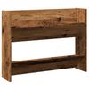 Wall Mounted Shoe Rack Vintage Wood Look 80 x 18 x 60 cm Engineered Wood