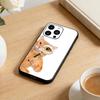 Чехол для телефона Goofy Cool Cats с большими глазами для iPhone 17 16 15 14 13 12 Max Plus, силиконовый, черный