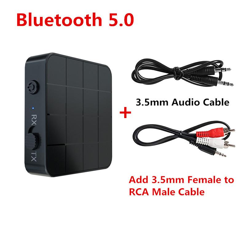 KN319 Bluetooth Передатчик Приемник 2 в 1 Стерео Аудио Приемник Конвертер Беспроводной Адаптер С RCA 3.5MM AUX Для Автомобиля ТВ ПК