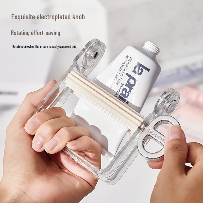 Роскошный ручной выдавливатель для зубной пасты и крема: Универсальный для зубной пасты, ухода за кожей, краски для волос и краски.