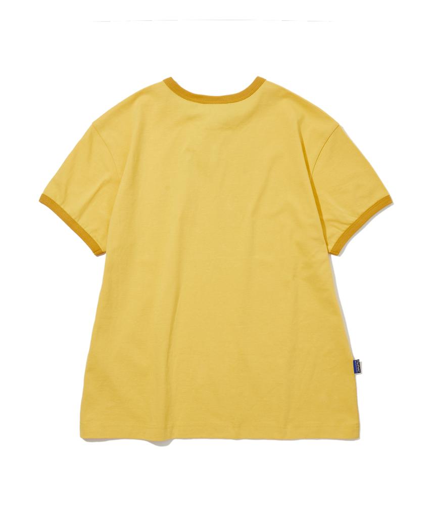 PENFIELD Винтажная серия Рыцарская футболка с коротким рукавом Желтая_Fs2Kt43U