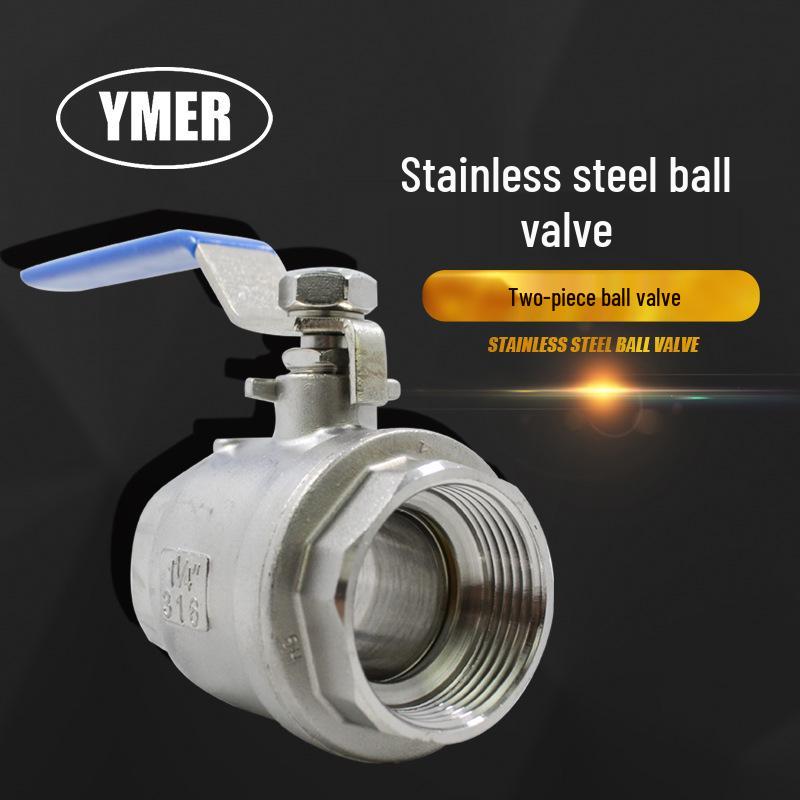 Two-Piece Stainless Steel Threaded Ball Valve Q11F-16P 1000WOG