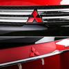 For Mitsubishi Outlander 2016 Eclipse Cross 2018 Car Front Grille Badge Rear Trunk 3D Emblem ABS Glue Stickers Auto Accessories