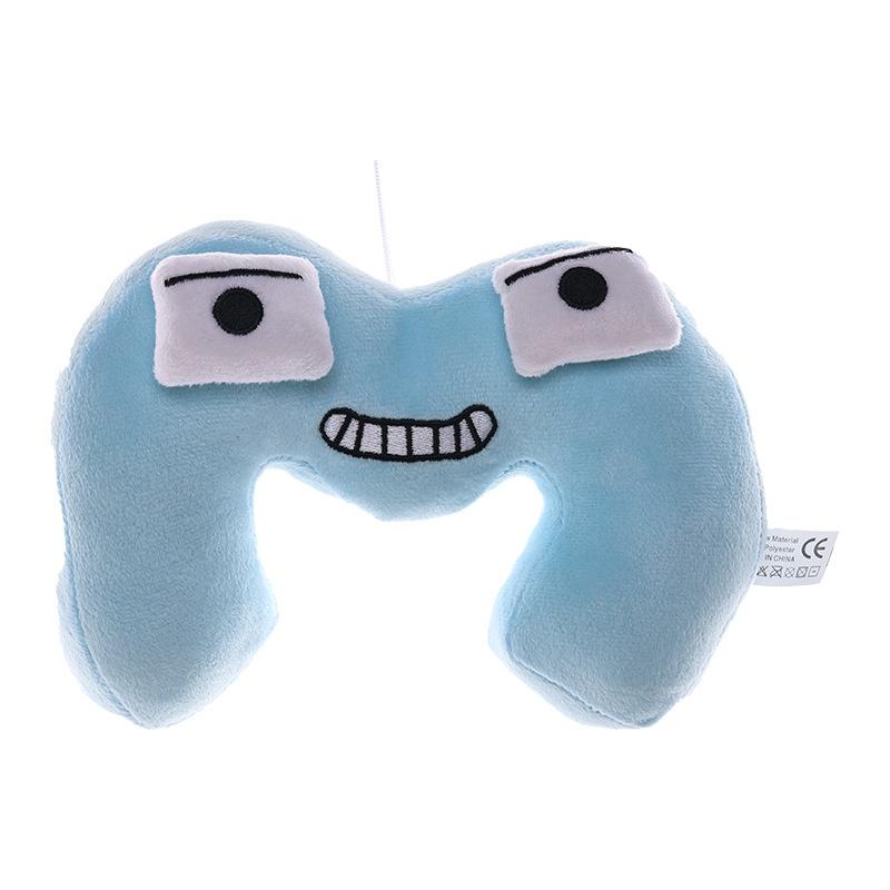 Плюшевая игрушка-подушка в виде русской буквы из Alphabet Lore для детей, мягкая и приятная на ощупь кукла-мягкая игрушка