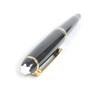 Great MONTBLANC fountain pen Meisterstck Classic Cap type Black gold 14K mens Used