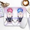 Игровой коврик для мыши R_Rem R_Re Zero, маленький, для геймера, с нескользящим краем, стандартный, компактный, для ПК, с прошивкой, офисный коврик