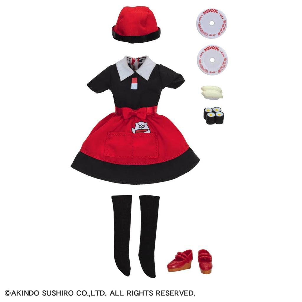 Takara Tomy Dress Sushiro Dress Pretend Play Toy for Ages 3 and Up Licca-chan LW-12 Set, Dress-Up