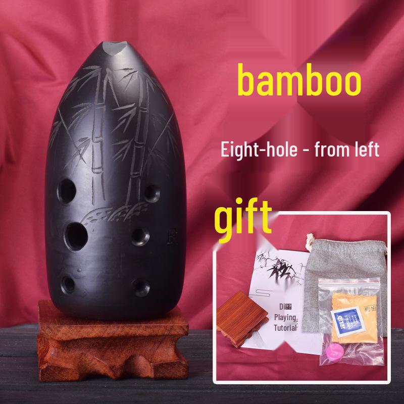 Окарина с подставкой для ручек: Доступны с двумя полостями на десять и восемь отверстий, идеально подходят для начинающих, студентов, детей, взрослых и профессионального использования.