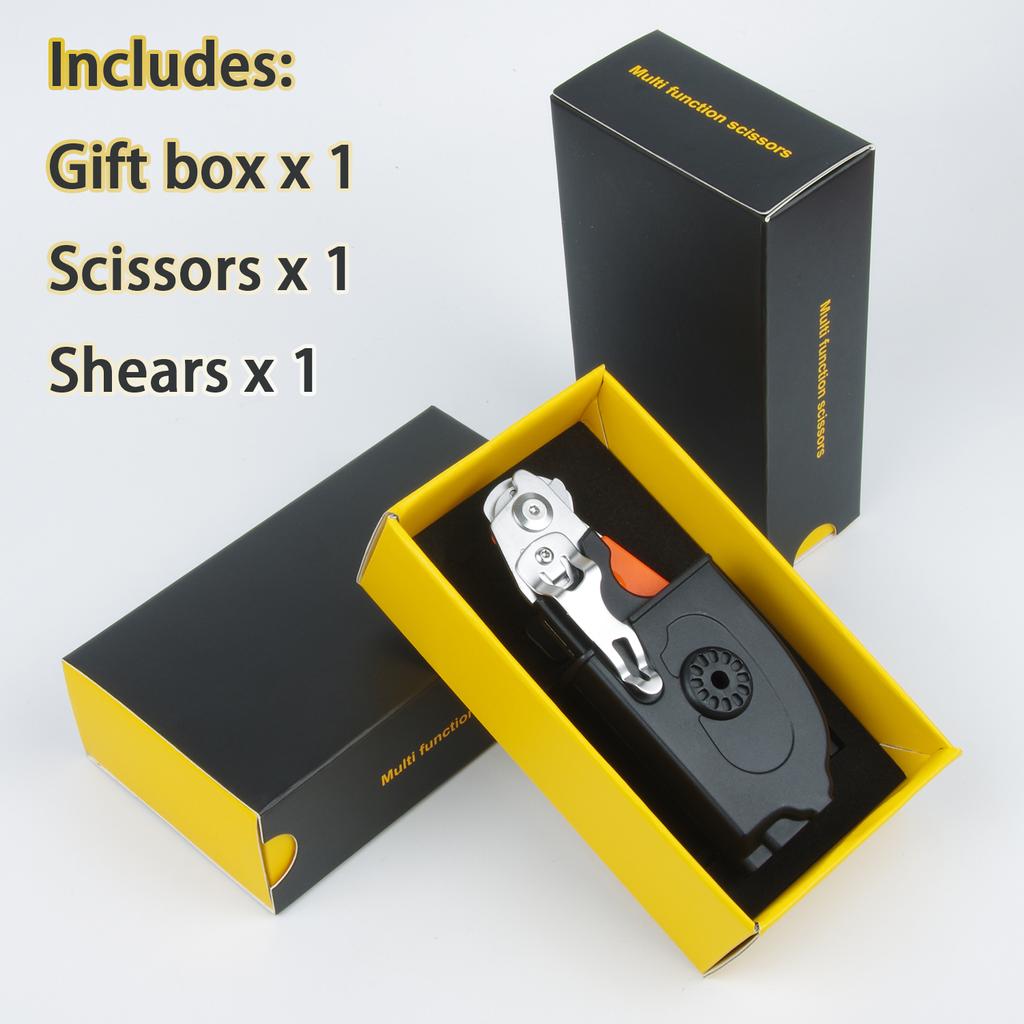 Многофункциональные ножницы, тактические плоскогубцы, инструмент для выживания на открытом воздухе, складной креативный гаджет, выдвижные ножницы из нержавеющей стали для хищников