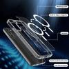 Для Samsung Galaxy S21 S23 S24FE S25 Ultra Plus S25EDGE Прозрачный Кристальный Акриловый Чехол с Магнитами Magsafe для Беспроводной Зарядки Ударопрочный