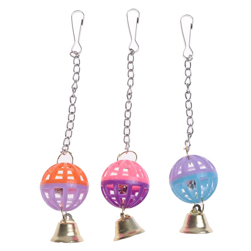 Попугай, птица, корелла, колокольчик, качели, шарик, подвесная клетка, игрушка, товары для домашних животных