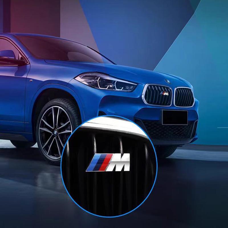 Для BMW F15 G05 F16 G06 F25 G01 G08 F26 G02 F07 F10 G07 G20 Наклейка 3D Автомобильная Передняя Решетка Значок M Эмблема Декоративные Аксессуары