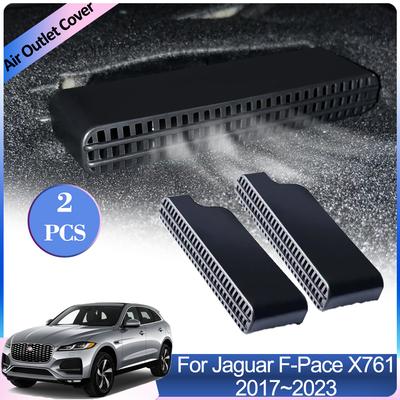 Для Jaguar F-Pace X761 F Pace 2017~2024 Автомобильный воздухозаборник Крышка заднего под сиденьем Кондиционер Вентиляционная решетка Выхлопная система Аксессуары для интерьера