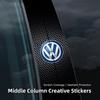 Valve Stems Caps Car Center Column Decorative Sticker Middle Column Creative Sticker For VW Volkswagen GOLF 5 Tiguan Polo Golf 6 zg4