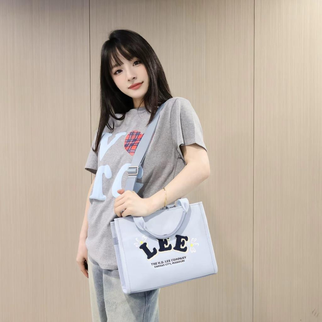 New Lee Fabric Handbag, Crossbody Bag, Shoulder Bag Women's Light Blue LE250024M-502