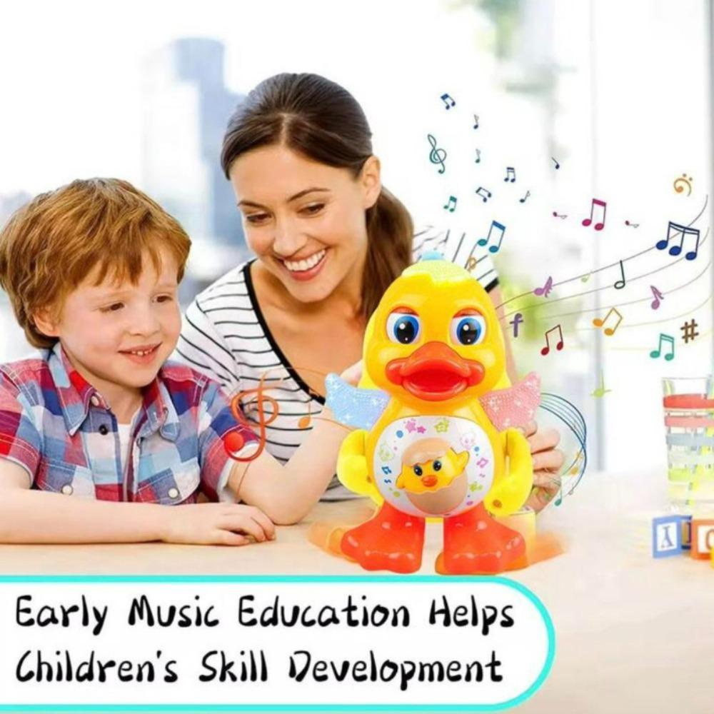 Simulation Electric Dancing Duck Toy Singing Walking Dancing Duck  Kids Toddlers