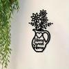 Железное Настенное Искусство Знак 'Дом, Милый Дом' Винтажный Декор Фермерского Дома Металлический Знак 'Добро Пожаловать' Цветочный Дизайн Прихожая Гостиная Подарок