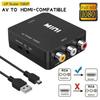 Адаптер AV в HDMI 1080P HD Конвертер RCA в HDMI Композитный видеоаудиоадаптер для N64 Wii PS1/2/3 Xbox One SNES Четкий сигнал