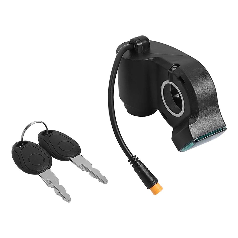 Электровелосипед Lignition Lock Key Thumb Throttle для KUGOO M4 XiaoMi M365 Вольтметр Цифровой Дисплей Напряжение Переключатель 3Pin Электрический Самокат