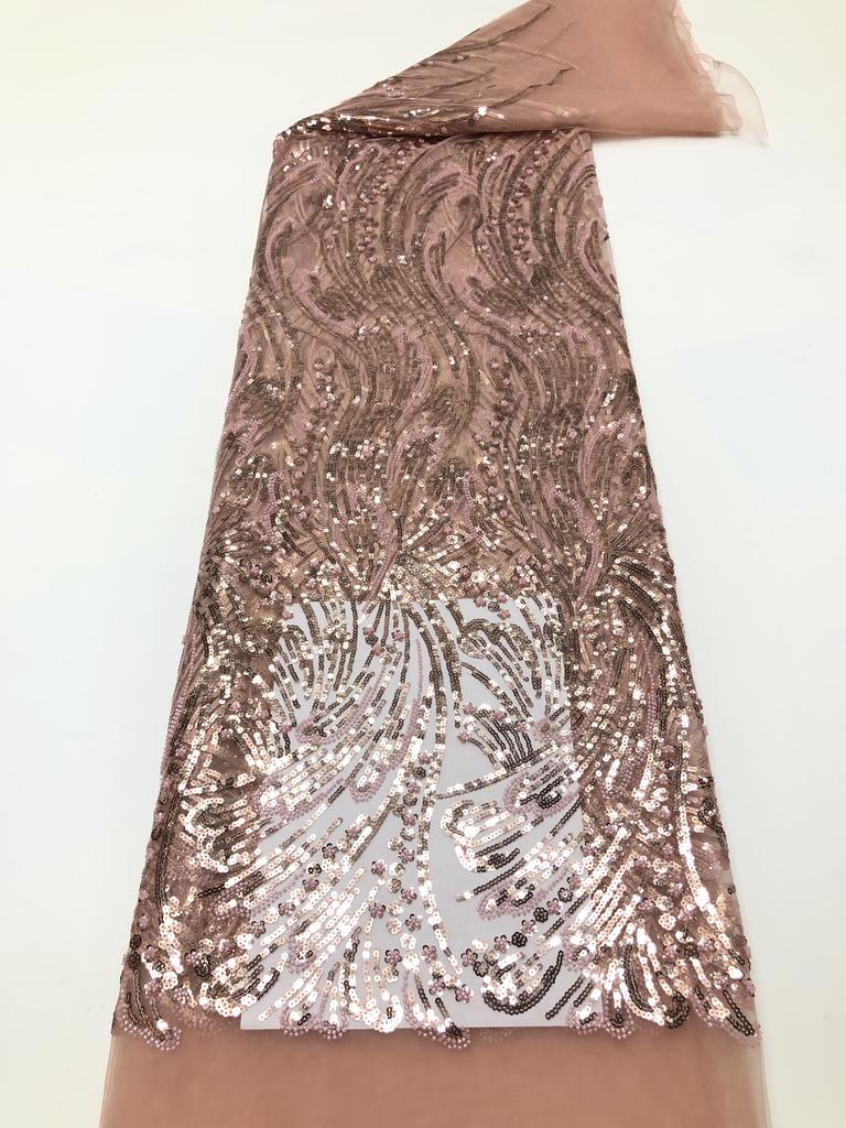 Африканское кружевное полотно с вышивкой пайетками, нигерийское свадебное 2025, высококачественное французское тюлевое кружевное полотно для свадебного платья, женское шитье