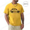 Brand Design T-Shirts Summer New Classic Old Car Print Man Fashion T-Shirts Mens Clothing Car Cartoon Tshirt Family T Shirts Top