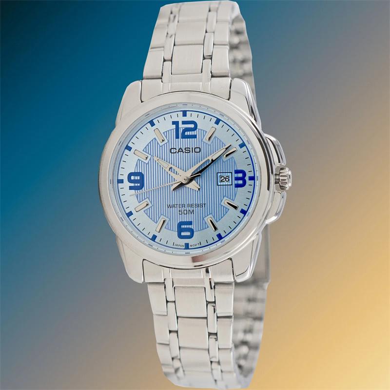 Casio Женские Синие Часы LTP-1314D-2AV-