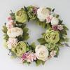 Artificial Peony Wreath Garland Rattan Home Decor Wedding Wreath Flower Home Door Decoration Wedding Centerpieces for Tables