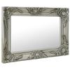 VidaXL Wall Mirror Baroque Style 60x40 Cm Silver 320330