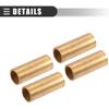 Motoforti Universal Leaf Spring Bushing Kit, 9/16" x 11/16" x 1-3/4", Wear Resistant, Bronze, Brass Tone, 4 Pcs