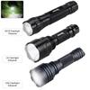 500 Yard 501B/C8/C8s Professional Green Red LED Hunting Flashlight Tactical 1-Mode Torch USB Rechargeable Lantern Power by 18650