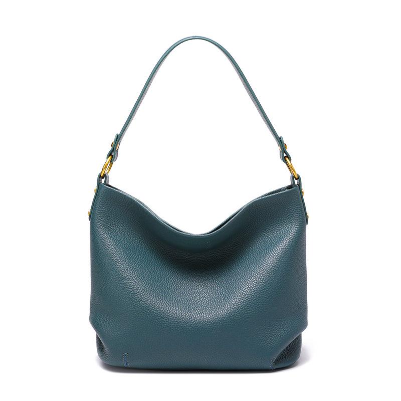 Genuine Leather Women Shoulder Bags Luxury Designer Large Capacity Women's Bag Versatile Cowhide Handbag Female Crossbody Bag
