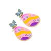 Easter Earrings for Women Accessories Colorful Pink Purple Trendy Cute Fun Bunny Egg Bow Dangle Carrot Rabbit Earrings Gift