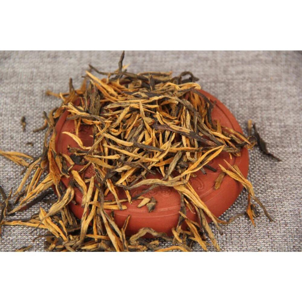2023 Новый черный чай Дяньхун Bud Need Gold Grade Gold Dianhong Single Bud Tea250g