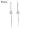 Lindon Copper Alloy Zircon Earrings Drop Earrings For Women Wedding Party Gifts