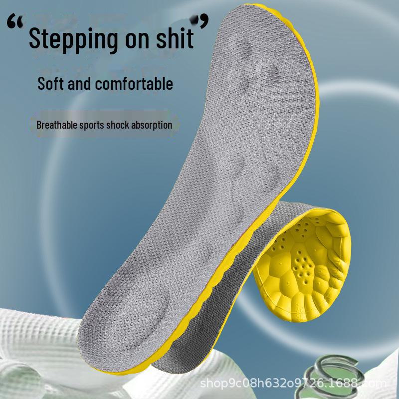 Дышащие, впитывающие пот массажные стельки Cloud с воздушной подушкой для длительного комфорта; облегающий крой и снижающий усталость ног при длительном стоянии.